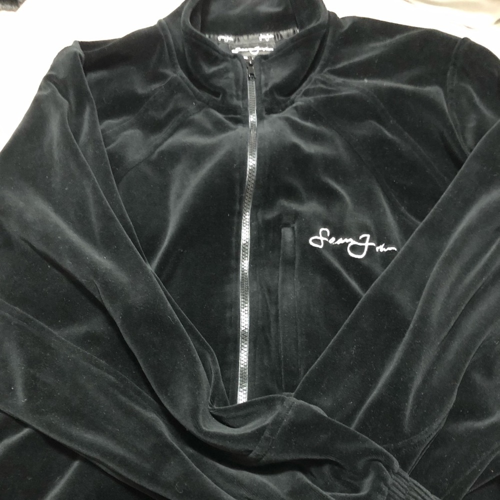 Sean John velour track jacket size Large men’s